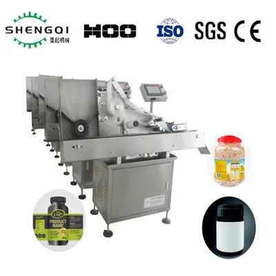 Automated Labeling Machine for Flat Bottle Flat Container Front Back Two Sides