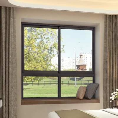 Standard Packaging or Customized Decoration Modern Aluminium Window Saudi Arabia