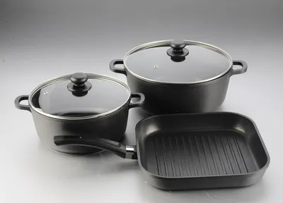 5PCS Aluminum Non-Stick Cookware Set