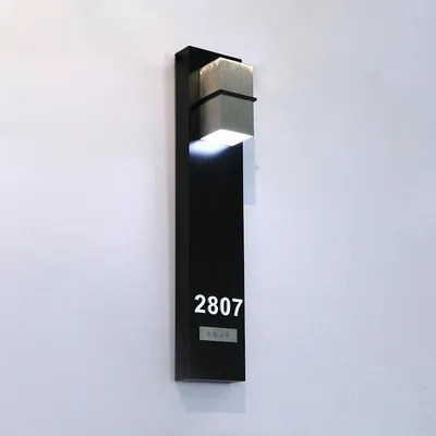 Accessible Luminous Ada Door Signs with Braille for Hotel Sign