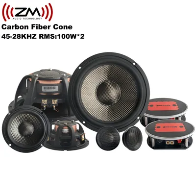 Excellent Sound Quality 2 Way Aluminum Basket 6.5'' Car Audio Speaker
