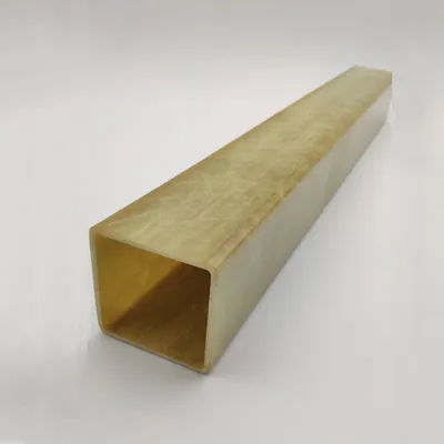 High Strength Smooth Surface PU Polyurethane Pultrusion Profiles Square Tube