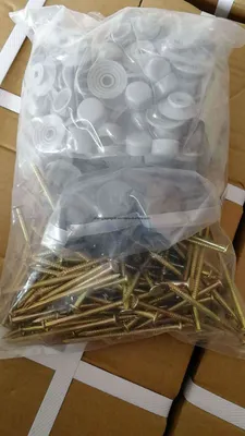 Lowest Price 65mm 75mm 100mm Roofing Screws Nails Washer and Caps