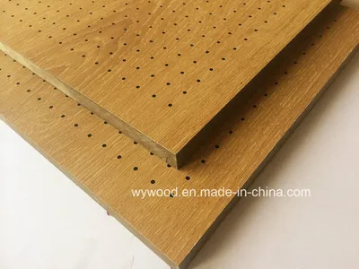 High Pressure Laminate Peforated Wooden Acoustic Panel