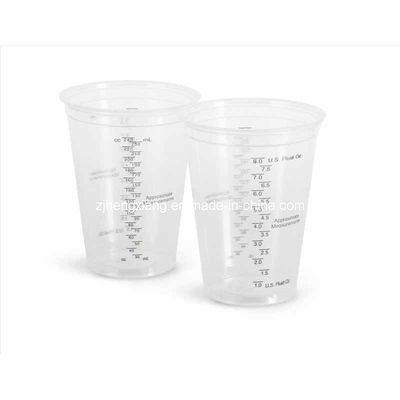 10oz/300ml Graduated Disposable Cold Plastic Drinking/Measuring Cup