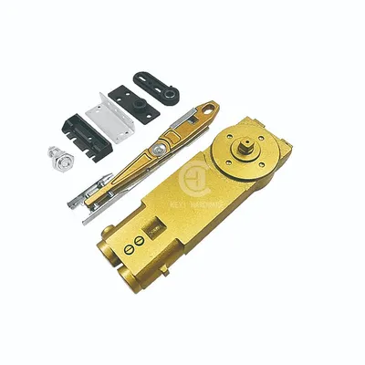 Two Section Adjustable Speed Hydraulic Floor Spring Glass Door