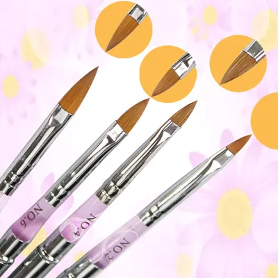 Metal Handle Nail Art Design Painting Brush Pen