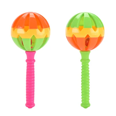 Infant Plastic Baby Rattle Bell Toys