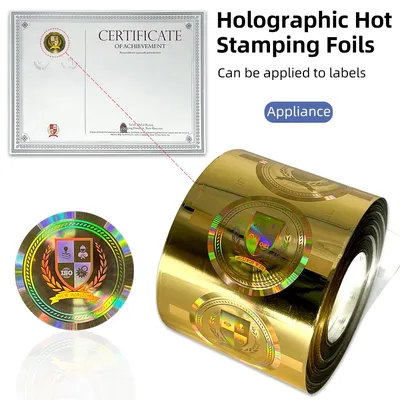 Custom Security Hologram Hot Stamp Foil Thermal Foil Heat Transfer Foil