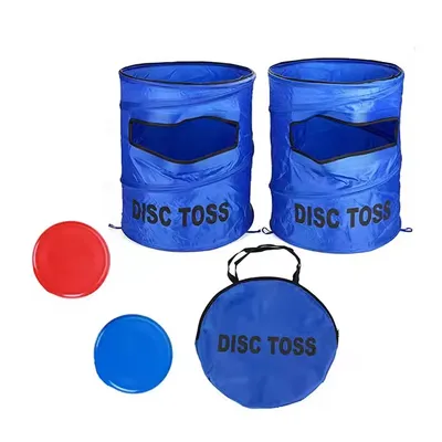 Fun New Outdoor Flying Disc Toss Game Set, with 2 Discs and Case