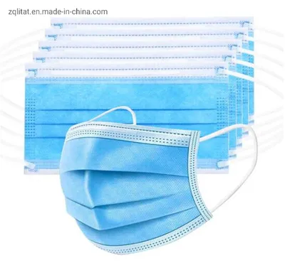 Virus Prevention Non Woven Disposable 3 Ply Face Mask
