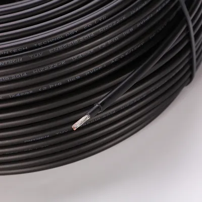 Quality Assurance 1000V DC Copper Single Core 1X6mm2 Cheap Electrical Wire PV Solar Cable