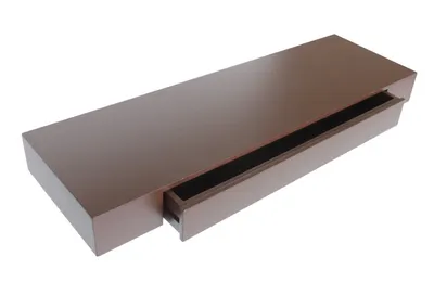 Floating Wall Shelf MDF Storage Shelf with Drawer (8232)