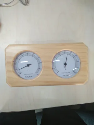 Wall Sauna Room Temperature Thermometer Hygrometer
