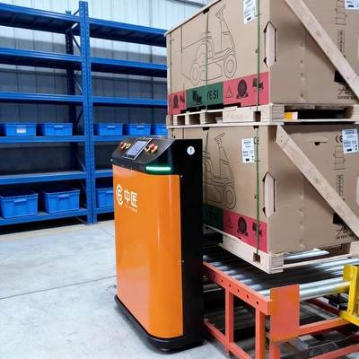 Unmanned Forklift Agv for Intelligent Logistics - Load Options Available