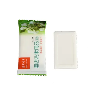 Hotel Soap with Plastic Box Wrapped for Hotel Room Using