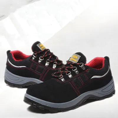 High Quality Anti Puncture Safety Shoes Men's Steel Protective Walking Shoes