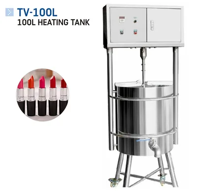 Quantitative Lipstick Pan Semi Auto Gear Pump Lipstick Filling Machine Used for Heated Filling Dosing Varies Kinds of Viscosity's Material