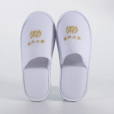 Hotel Slipper with Terry Towel Material for Inner Room Using