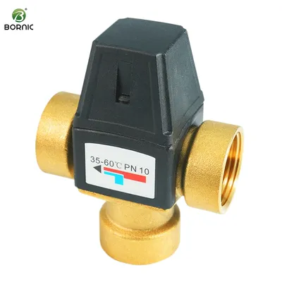 Bornic Hot Water Brass Thermostatic Mixing Valves for Heating Ventilation Air Conditioning System