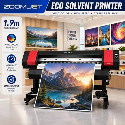 1.8m Eco Solvent Printer for Car Decal PVC Film Printing