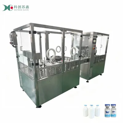 Pharmaceutical Automatic Injectable Vial Liquid Filling Stoppering Sealing Machine for Aseptic Production