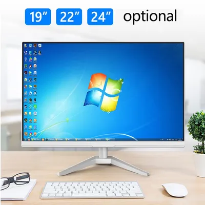 High Quality 21.5 Inch I3 I5 I7 DIY Network WiFi LCD All in One PC Monitor Desktop Laptop Computer