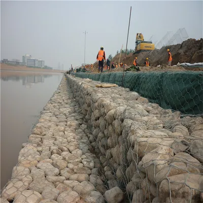 Hexagonal Woven Mesh Gabion Stone Cage Box Gabion Wire Mesh Basket