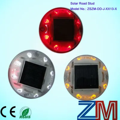 High Luminance Various Color Solar Road Stud / LED Flashing Road Marker