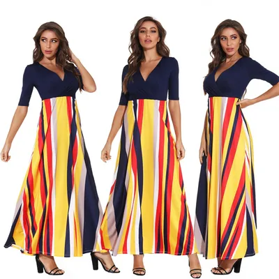 Hot New in 2021 Leisure Good Breathability Elegant Slim Fit Dress