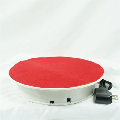 Black Velvet Top Electric Rotating Display Rack for Jewelry Model