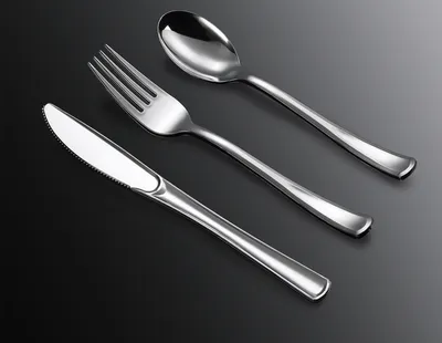 Silver Coated Cutlery Disposable Cutlery /Cc-01