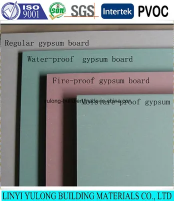 Fireproof Gypsum Board for Ceiling and Partition