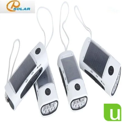 High Quailty Solar LED Torch with Radio