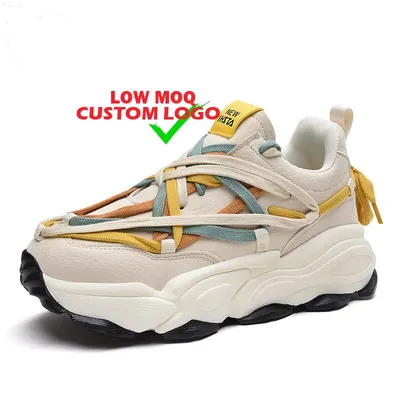 Custom Fashion Sneakers Height Increasing Sport Clunky Shoesmen's Casual Shoes