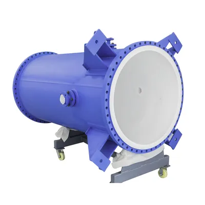 PTFE Sheet Lining Horizontal Storage Tank for Chemical Processing