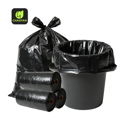 Scented 13 Gallon Kitchen Trash Bags, Black Heavy Duty Rubbish Plastic Bags