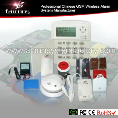 Hot LCD PIR Wireless GSM Home Security Alarm (FLS-1168-O-GSM4)