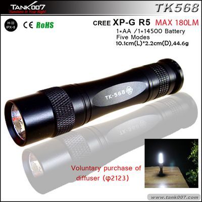 CREE Five Mode (R5) Pocket LED Flashlight Tk568