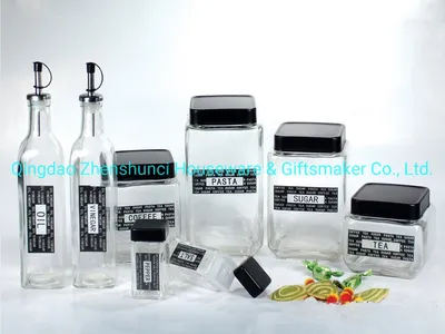 Wholesale Price Different Sizes Glass Candy Jars with Stainless Lid