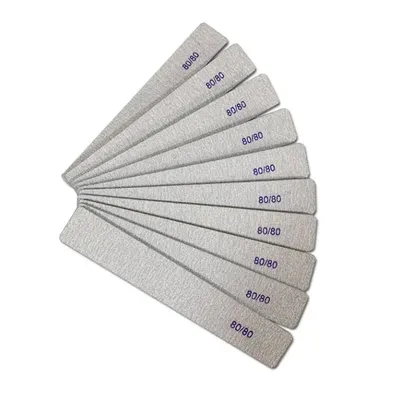 180 100 Grit Double-Sided Nail File Manicure Pedicure Art Tools
