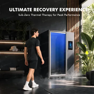 Smart -80℃ -120℃ Electric Cryotherapy Chamber Home Use Cryotherapy Machine Single Person Cryotherapy Cryosauna Cabin