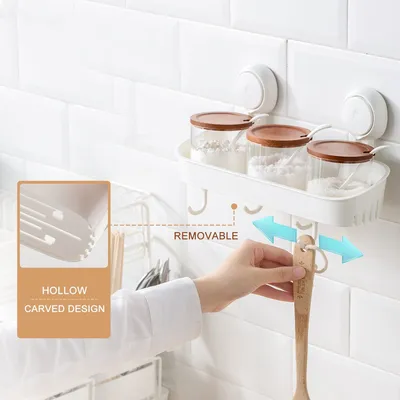 Kitchen Rack Organizer with Spice Rack Wall-Mounted Spice Rack Corner Spice Rack