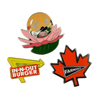 New Design Soft Hard Glitter Enamel Lapel Pin Button Collar Badge Custom Logo Clothes Cute Cartoon Anime Metal Pin Badge