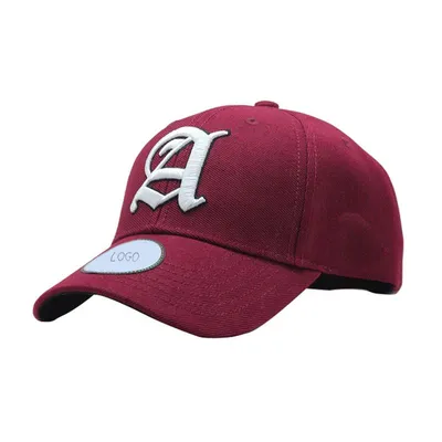 Design Your Own 6 Panel Baseball Hat Custom 3D Embroidery Cotton Baseball Cap for Men and Women