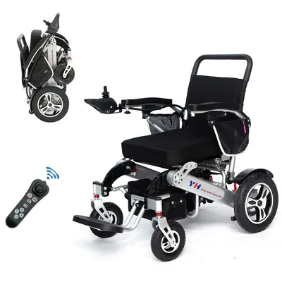 Efficient Electric Folding Wheelchair with 6-8h Charging Time and Lightweight Frame