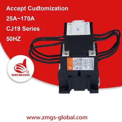 Zhiming AC Overload Protector AC Contactor for Reactive Power Compensation Bank Cabinet