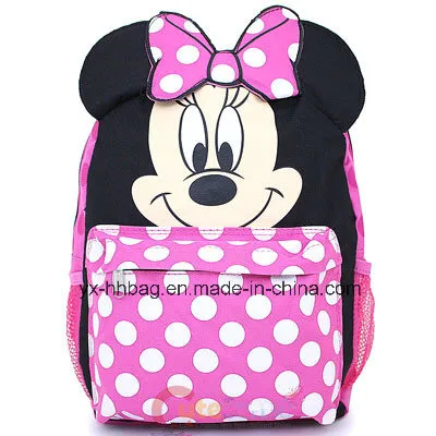 Minnie Mouse with Ear Kids School Backpack 12" Bag