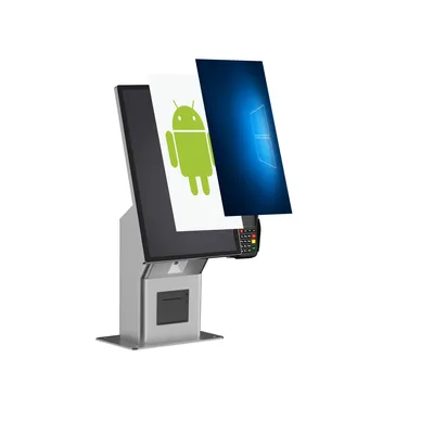 Edobbo 21.5" All-in-One Retail Payment Kiosk Kio2151, 2D Scanner, Windows