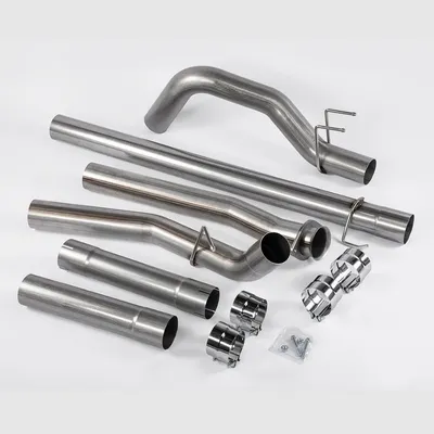 4" Downpipe-Back Stainless Steel Exhaust Pipe for 2011-2019 Ford F250 F350 F450 6.7L Powerstroke
